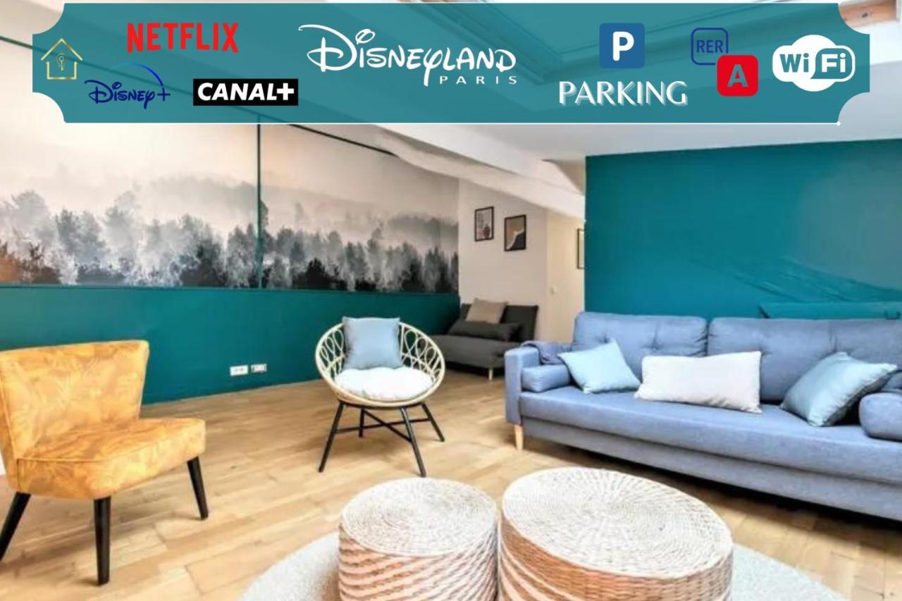 Appartamento Mickey'S Gateway N4 Pour 6 Votre Refuge Familial Montévrain Esterno foto